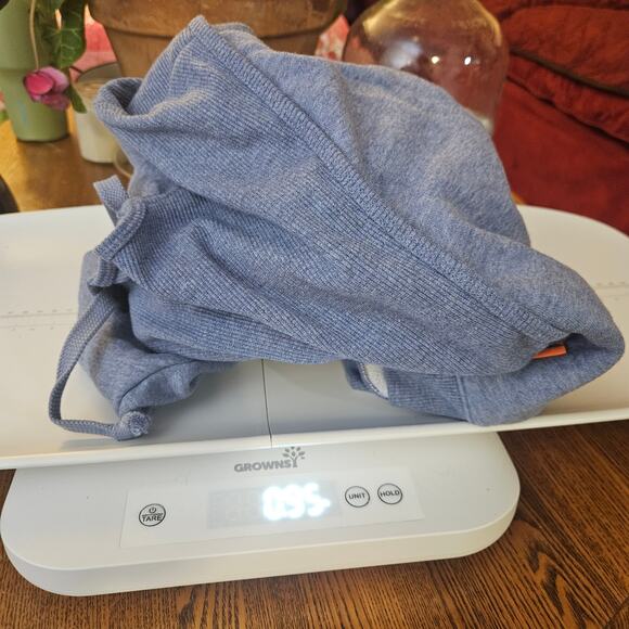 Nike Cropped Hoodie Womens Small Blue Fleece Training Pullover - Picture 8 of 8